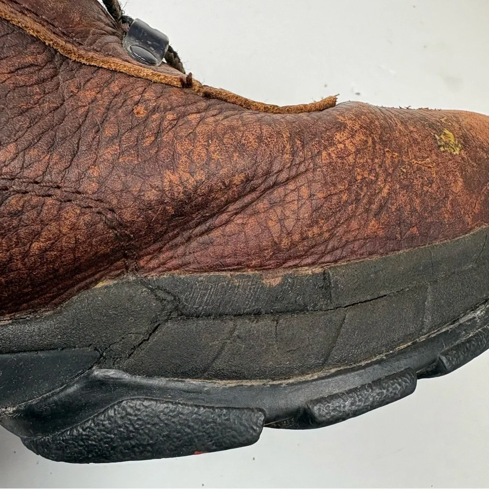 Red Wing Work Construction Boots Brown Leather Lace-up ASTM 2414 05 size 11